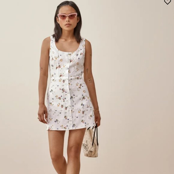 Reformation Jill Linen Dress